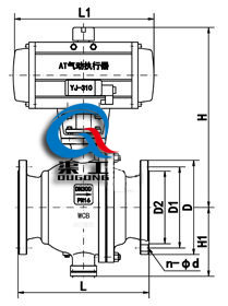 固定式氣動球閥 (配AT執(zhí)行器)